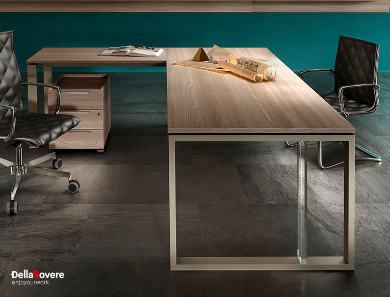 Executive office desk - BIQUADRO - Della Rovere_6