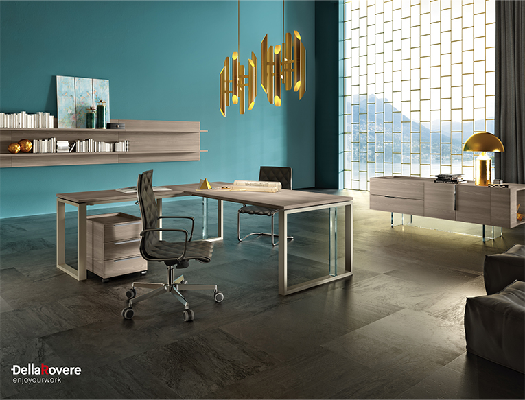 Executive office desk - BIQUADRO - Della Rovere_5
