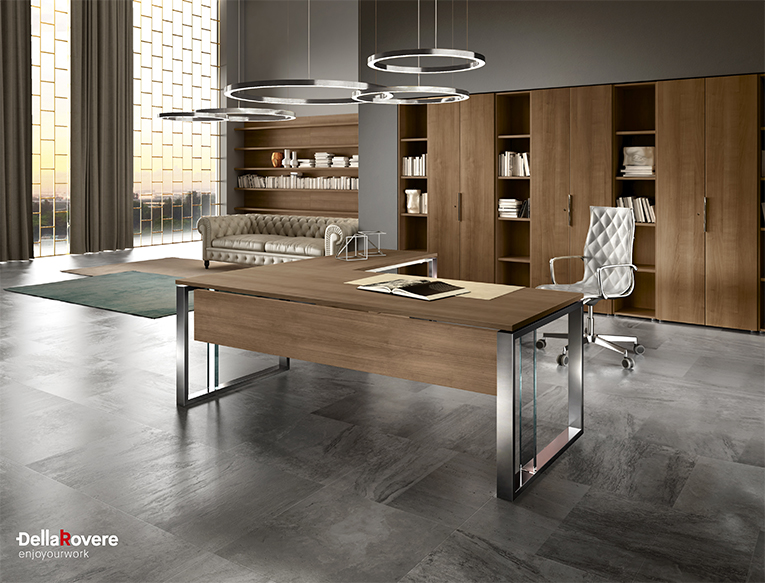 Executive office desk - BIQUADRO - Della Rovere_1