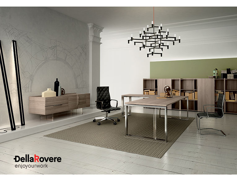 Executive office desk - BIQUADRO - Della Rovere_0
