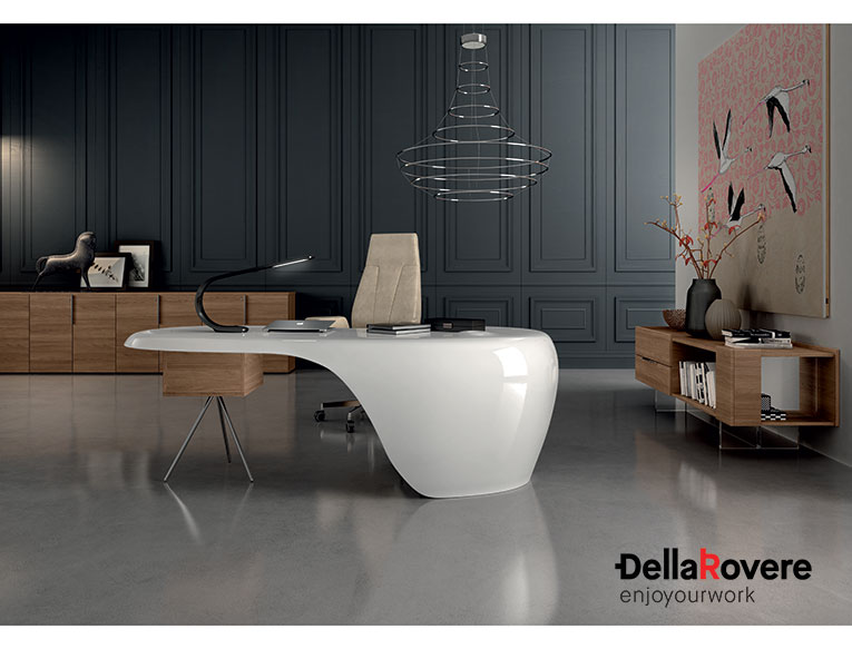 Design office desk - UNO - Della Rovere_0