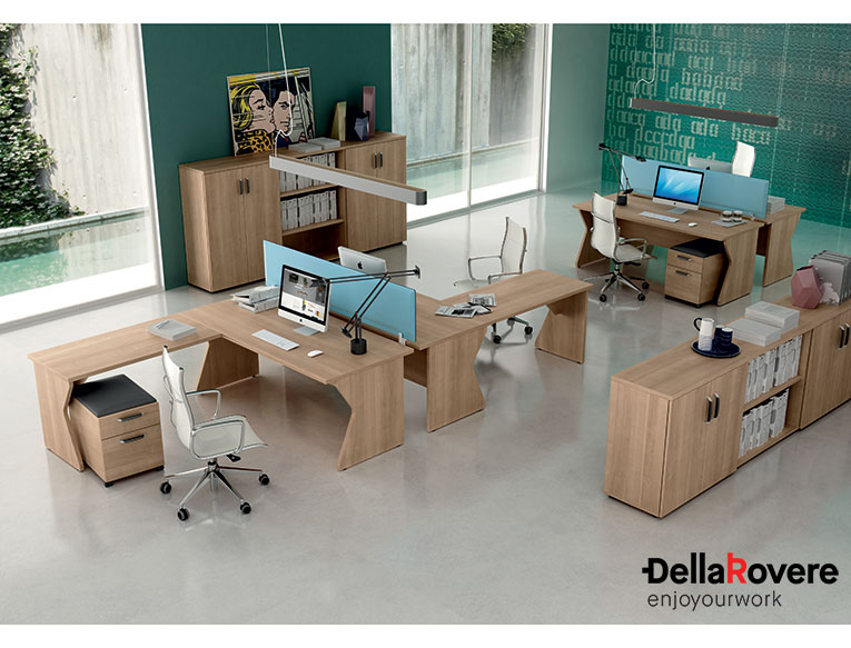 Office workstation desk - KOMPAS - Della Rovere_11