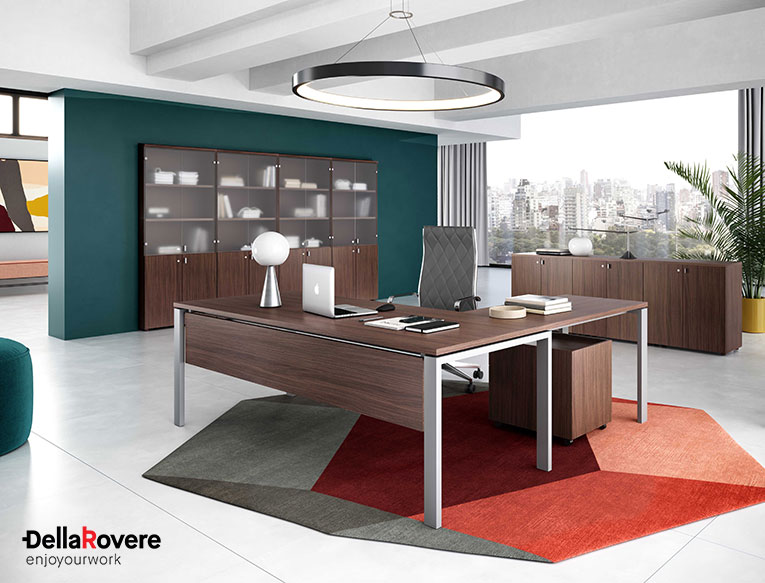 Office workstation desk - LEGODESK - Della Rovere_2