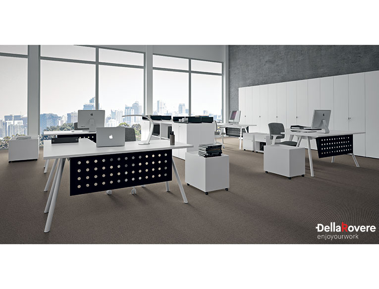 Office workstation desk - EKOMPI - Della Rovere_1