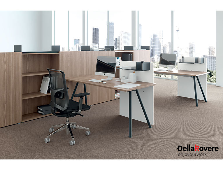 Office workstation desk - EKOMPI - Della Rovere_7