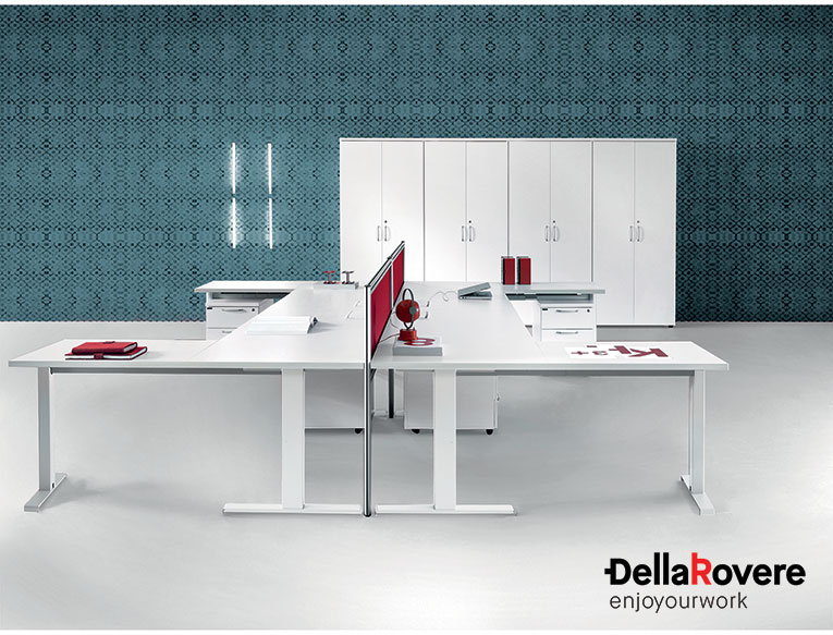 Office workstation desk - KOMPAS - Della Rovere_10
