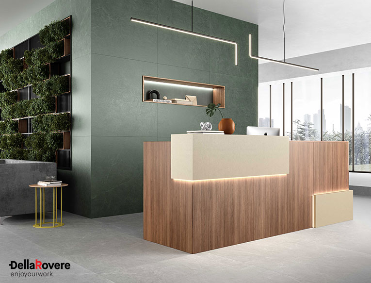 Reception Furniture - LITHOS - Della Rovere_1