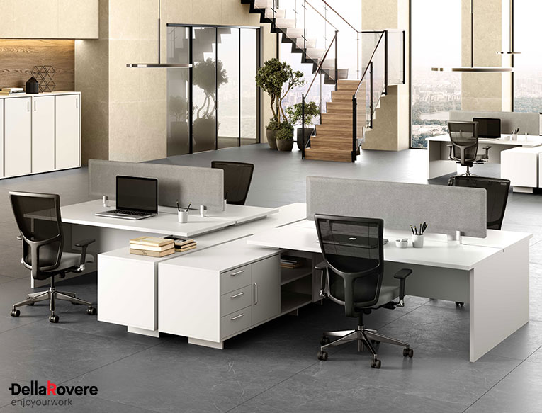 Tables de bureau opérationnels - KOMPAS - Della Rovere_5