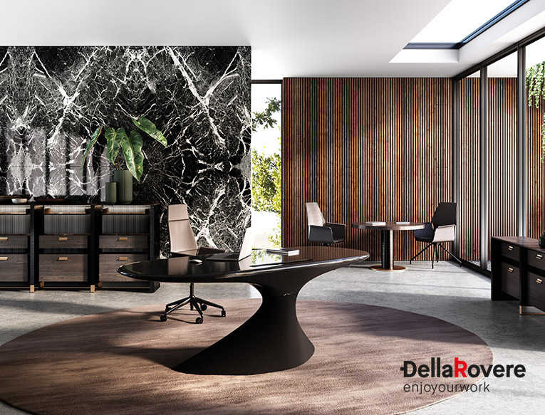 Scrivania di design per ufficio - ZERO - Della Rovere_16