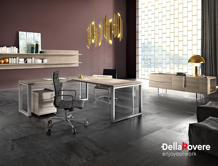 Executive office desk - BIQUADRO - Della Rovere_0