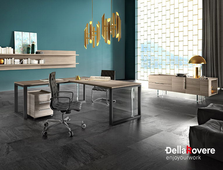 Executive office desk - BIQUADRO - Della Rovere_8