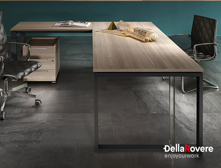 Executive office desk - BIQUADRO - Della Rovere_9