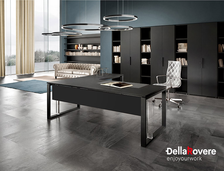 Executive office desk - BIQUADRO - Della Rovere_2