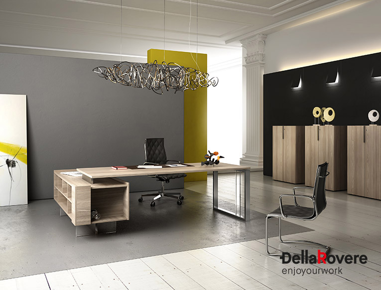 Executive office desk - BIQUADRO - Della Rovere_5