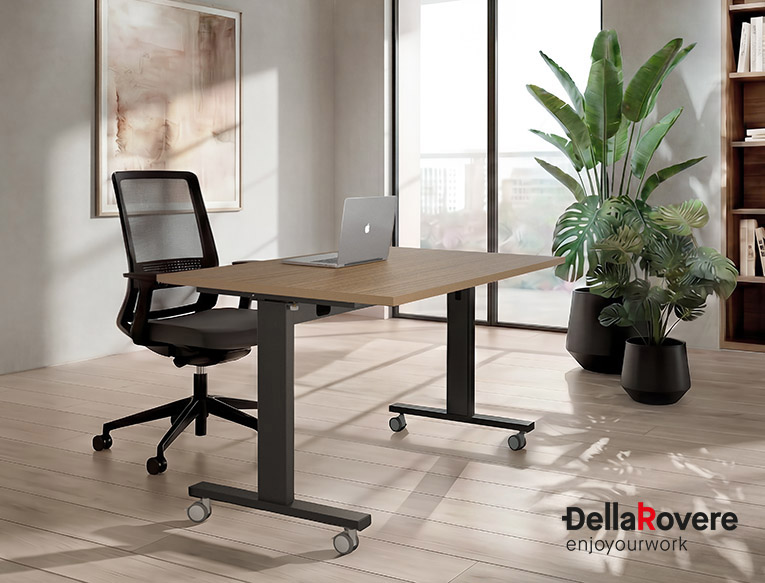 Office workstation desk - LEGODESK - Della Rovere_4